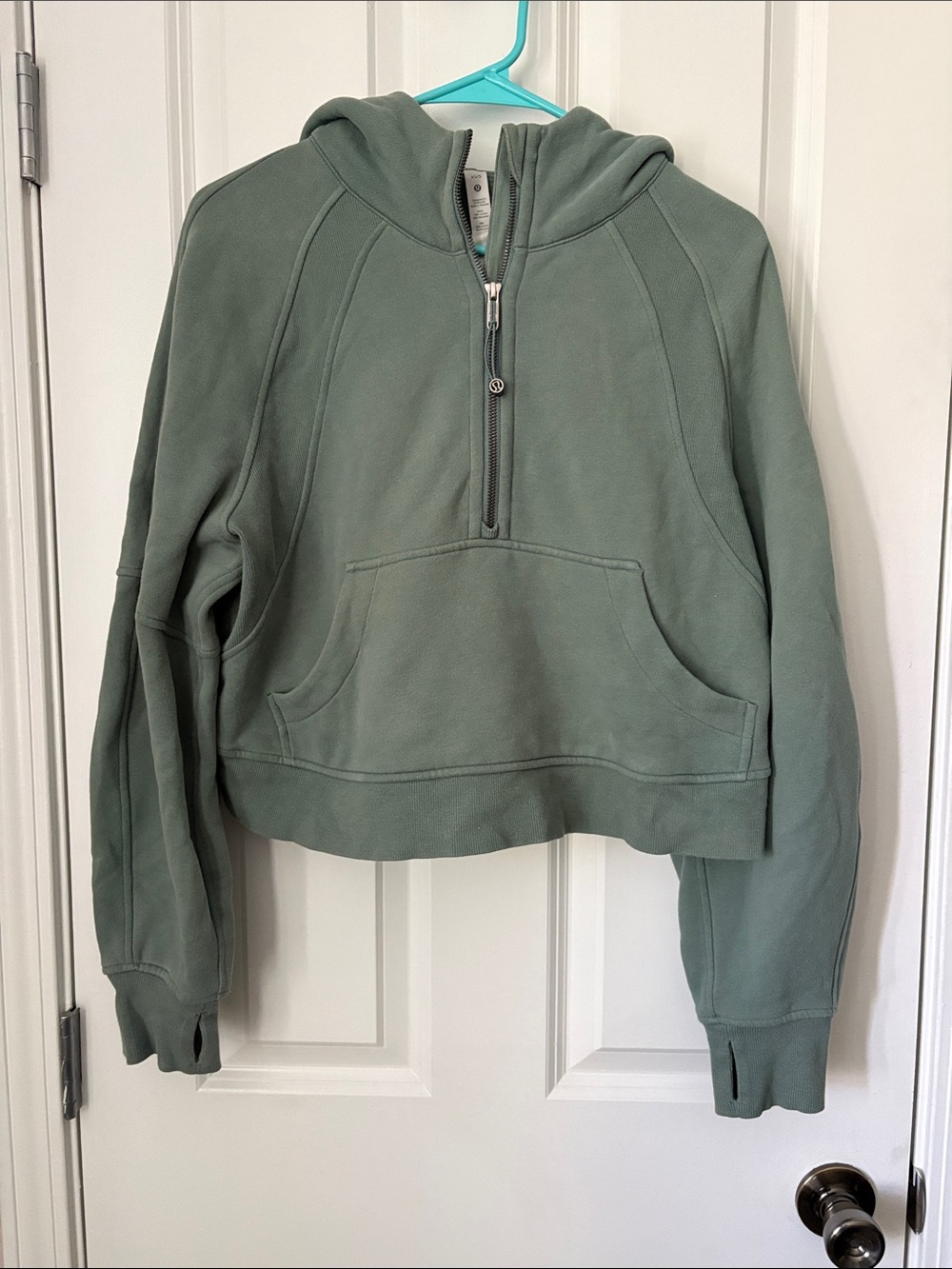 Lululemon Scuba Cropped Half Zip Hoodie